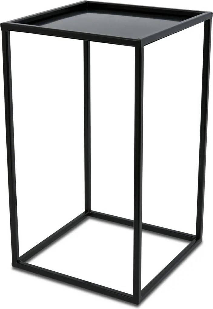 STOJAN NA KVETINÁČ SIMPLE 40X24X24 CM ČIERNA