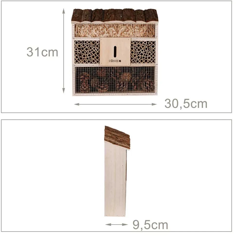 InternetovaZahrada Hotel pre hmyz - 30,5x9,5x31cm