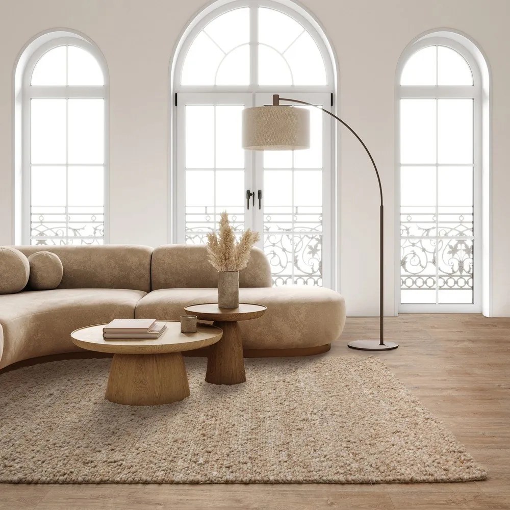 Béžový ručne tkaný vlnený koberec 200x300 cm Adler Honey – Asiatic Carpets
