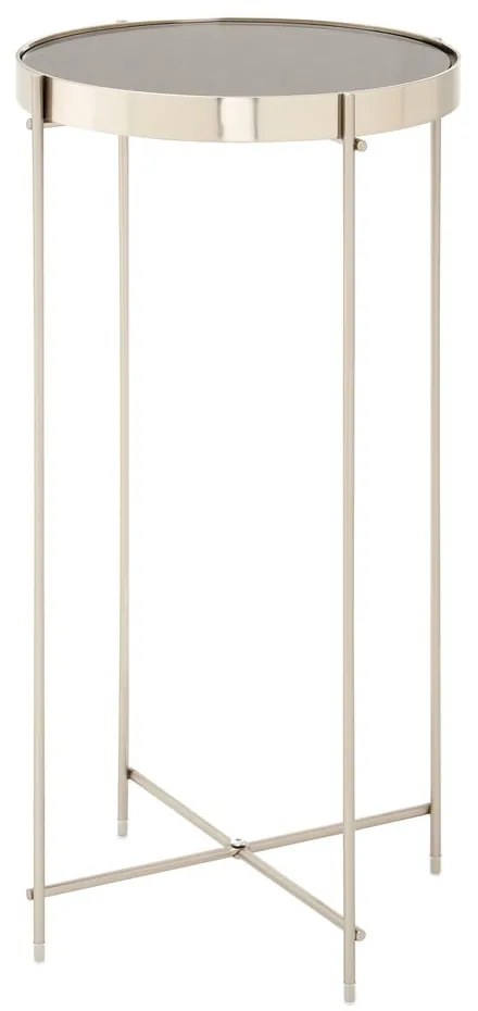 Okrúhly odkladací stolík so sklenenou doskou ø 33 cm Allure – Premier Housewares
