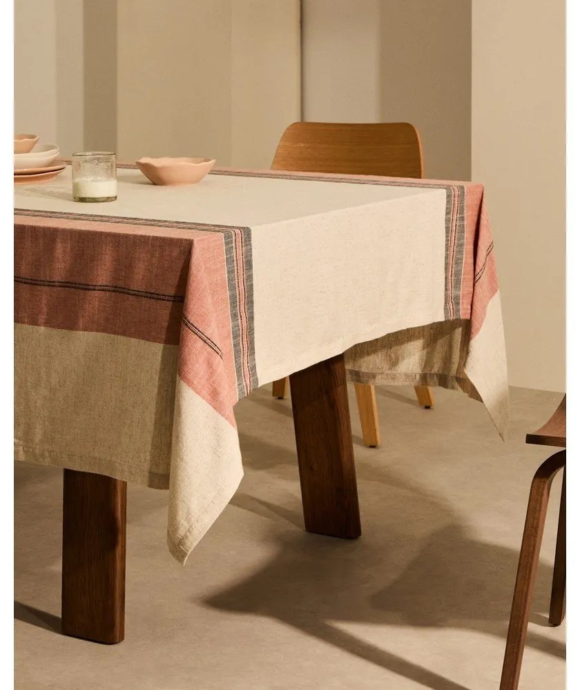 Obrus s prímesou ľanu 170x250 cm Veliat – Kave Home