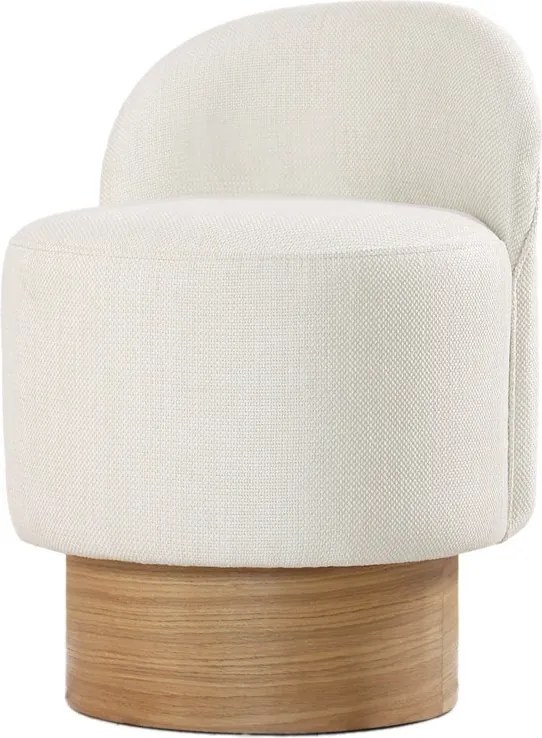 Taburet Barren krémový