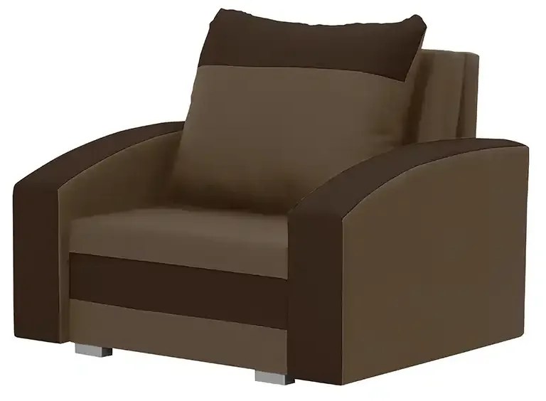 1-miestne kreslo s funkciou spania JAN Světle šedá/černá