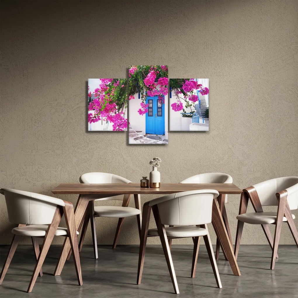 Obraz - Tradičný grécky dom (90x60 cm)
