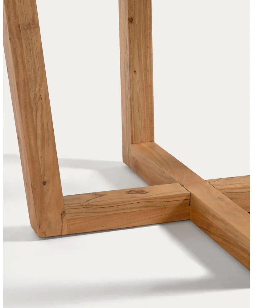 Okrúhly jedálenský stôl z masívu akácie v prírodnej farbe ø 120 cm Nahla – Kave Home