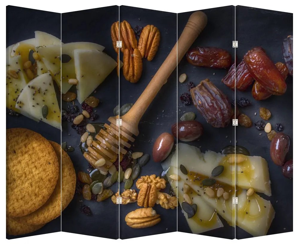 Paraván - Sušené ovocie (210x170 cm)