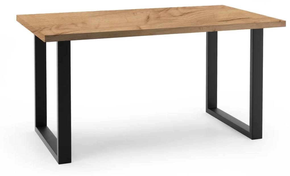 Rozkladací jedálenský stôl BOWEN zlatý remeselný dub Rozmer stola: 140/240x80cm