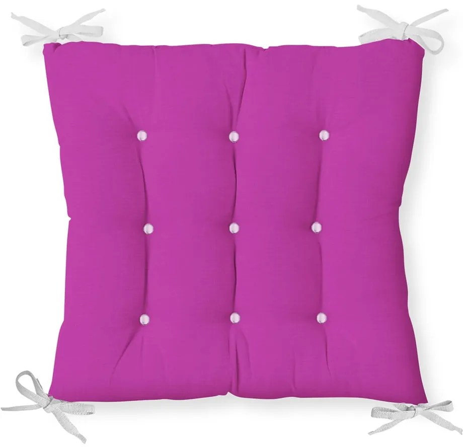 Sedák s prímesou bavlny Minimalist Cushion Covers Lila, 40 x 40 cm