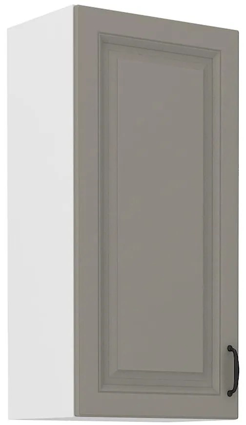 Kuchynská skrinka Stilo claygrey/biely 45g/90 1f