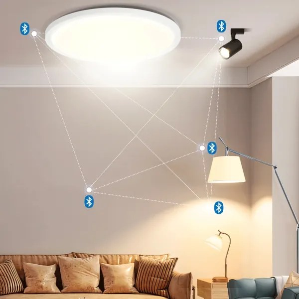 Aigostar - LED RGBW Stmievateľné stropné svietidlo LED/36W/230V 3000-6500K biela +DO