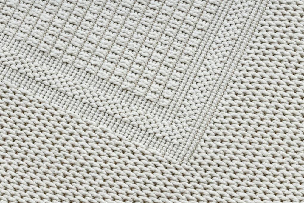 Dywany Łuszczów AKCIA: 180x270 cm Kusový koberec Timo 5979 White – na von aj na doma - 180x270 cm