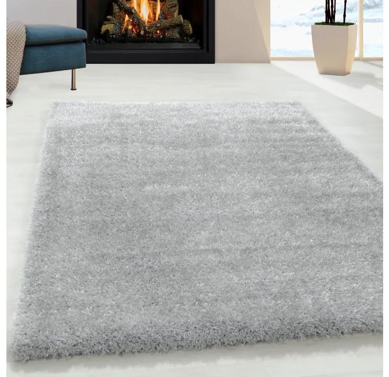 Ayyildiz Kusový koberec BRILLIANT 4200, Strieborná Rozmer koberca: 160 x 230 cm