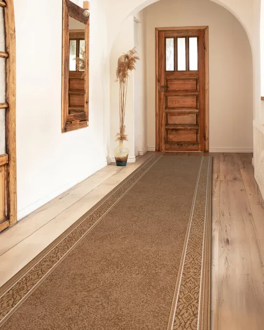 Protišmykový behúň ST.TROPEZ béžový, rám