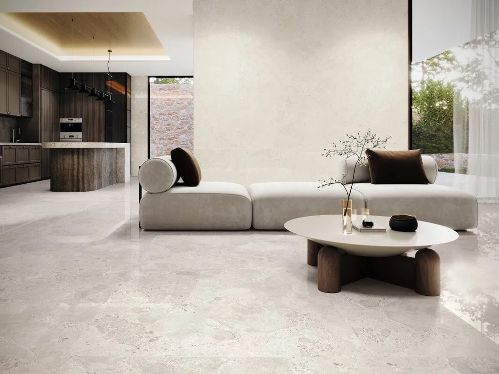Dlažba Fragmenta Soft White Pulido 60x120