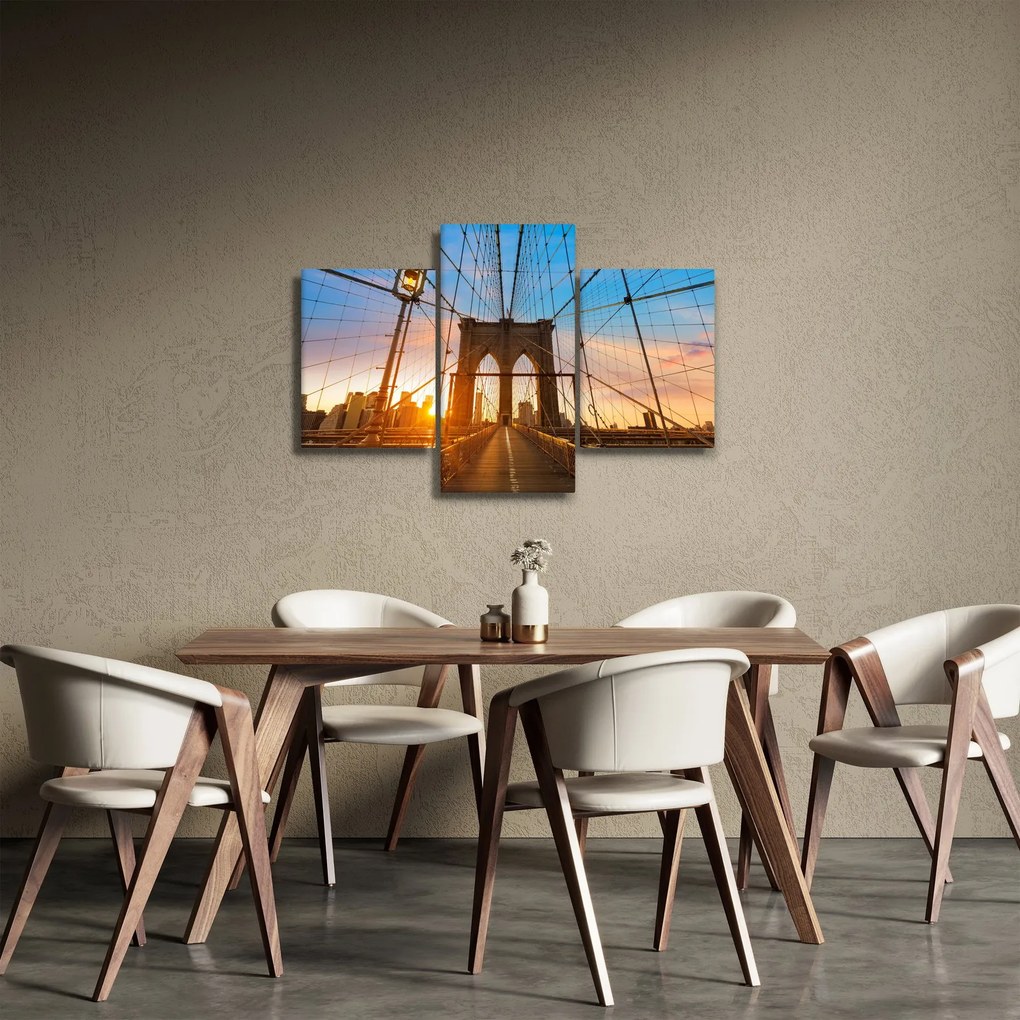 Obraz - Brooklynský most, Manhattan, New York (90x60 cm)