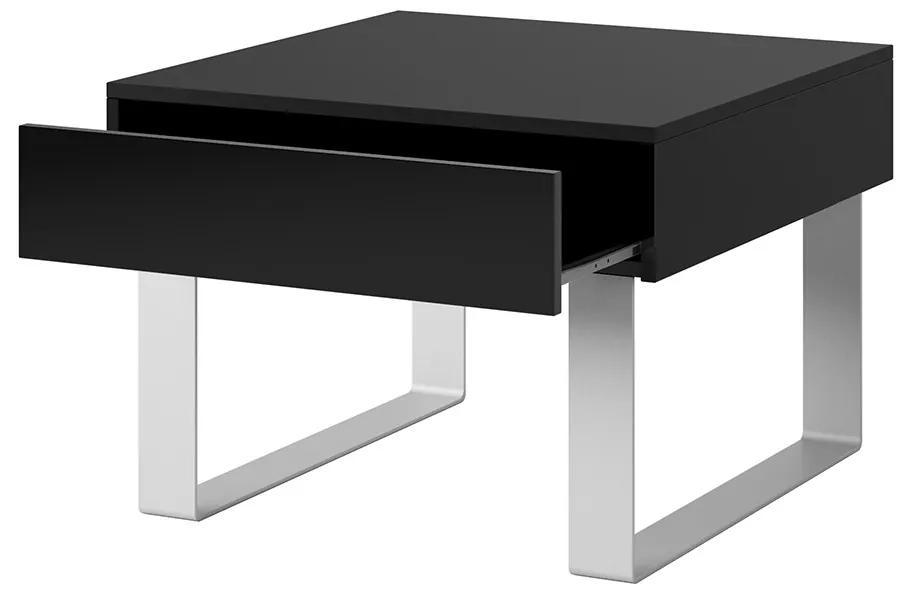 Konferenčný stolík Calabria MS (čierna matná + lesk čierny). Vlastná spoľahlivá doprava až k Vám domov. 1051532