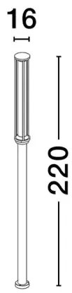 Vonkajšia lampa Solstice R