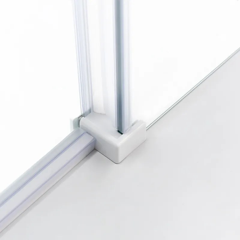 BPS-koupelny Obdĺžnikový sprchovací kút HYD-OK203C 120x80 biela/transparent - bez vaničky