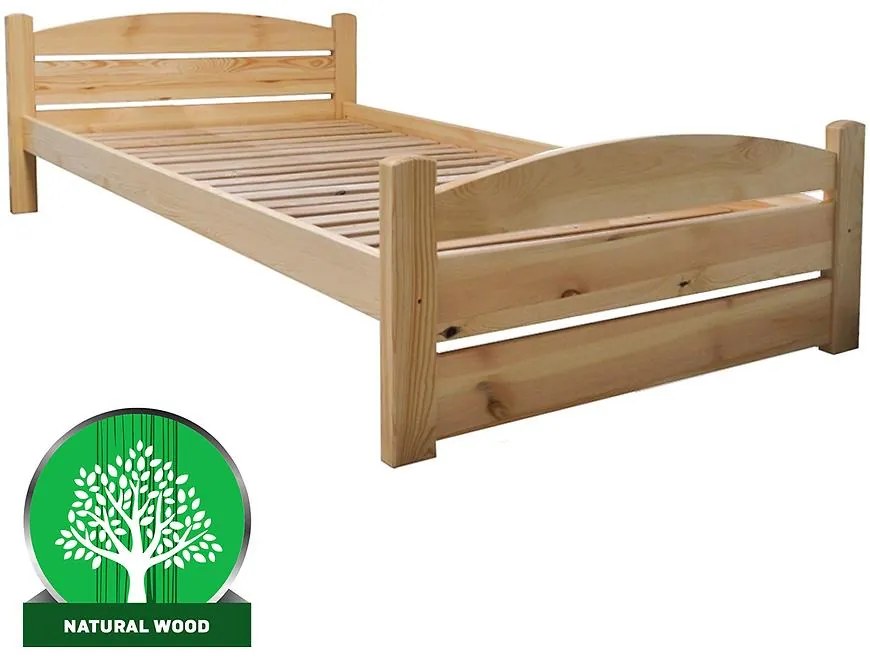 Posteľ T 120/200 borovica