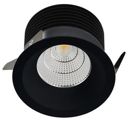 LED2 2150543 Zapustné bodové svietidlo SPOT B LED, 9W, 4000K, 820lm, 60°, IP44, čierna