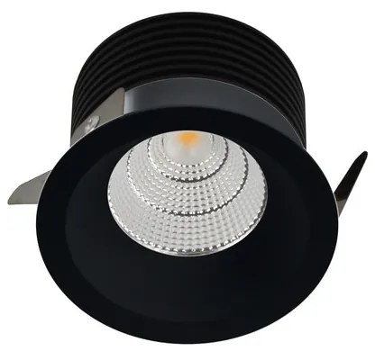 LED2 C 2150543 Zápustné bodové LED svietidlo SPOT B, 9W, 830 lm, 4000K, 60°, D82xv52mm, čierne