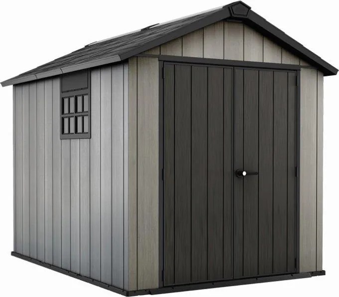 Záhradný domček Keter Oakland 759 šedý, s podlahou