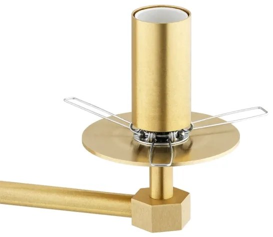 Argon 6307 - Luster na tyči PALOMA 3xE14/7W/230V zlatá/biela