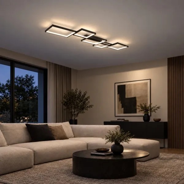 BRILAGI - LED Stropné svietidlo SHIFT LED/42W/230V 4000K 47,5x122 cm čierna