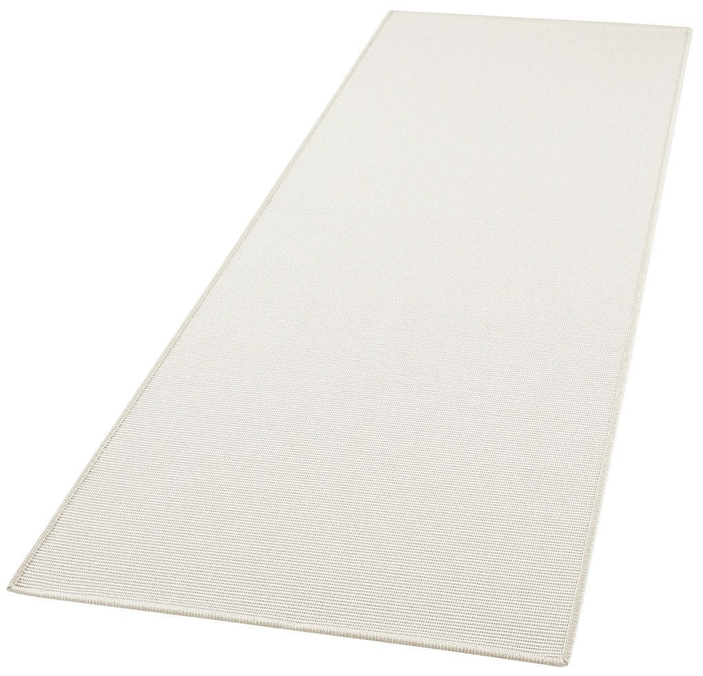 BT Carpet, Behúň Nature 103531 Cream White – na von aj na doma, 80x350, biela, chodba / predsieň