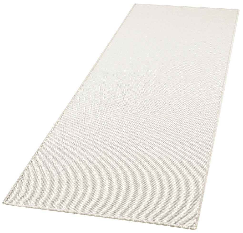 BT Carpet - Hanse Home koberce Behúň Nature 103531 creme white – na von aj na doma - 80x450 cm