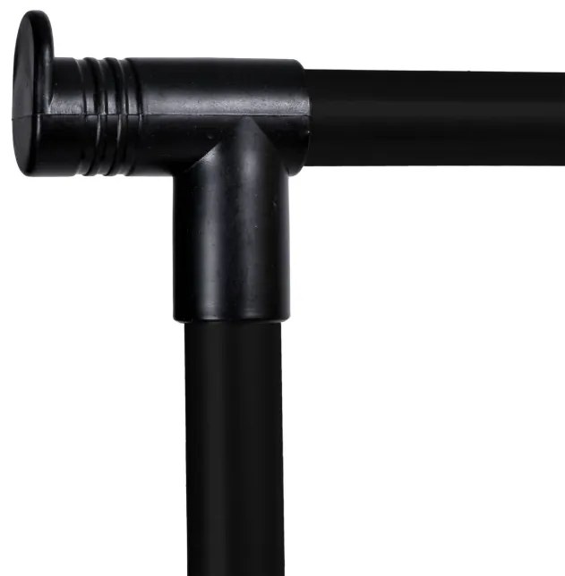 Vešiakový stojan BES na kolieskach čierny