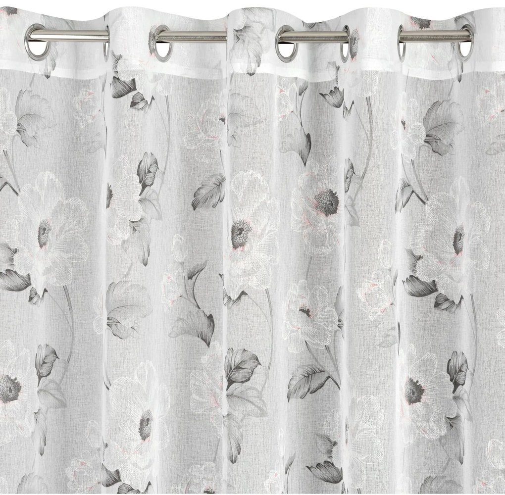 ZÁCLONA NA KRÚŽKOCH BESSY 350X250 CM VIACFAREBNÁ