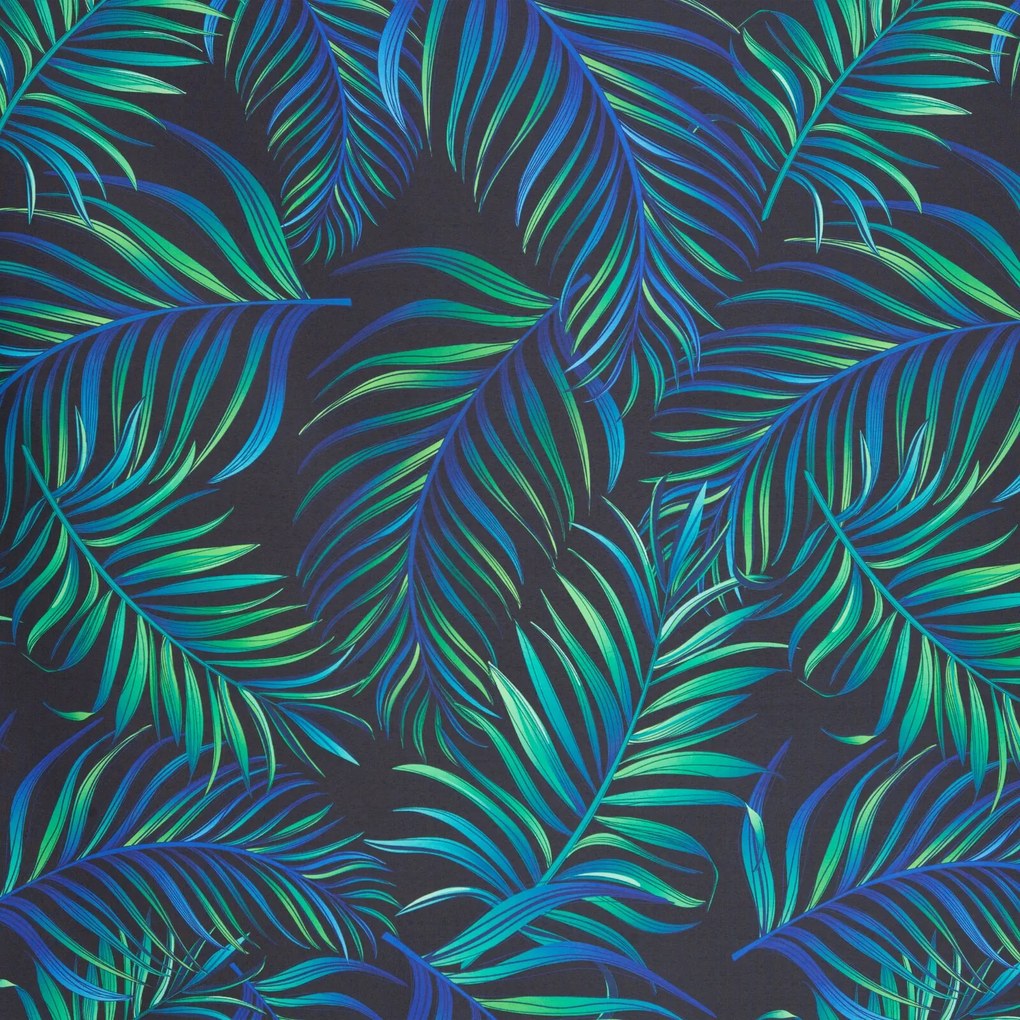 ZÁVES NA KRÚŽKOCH PALMS 01 140X250 CM VZOROVANÁ