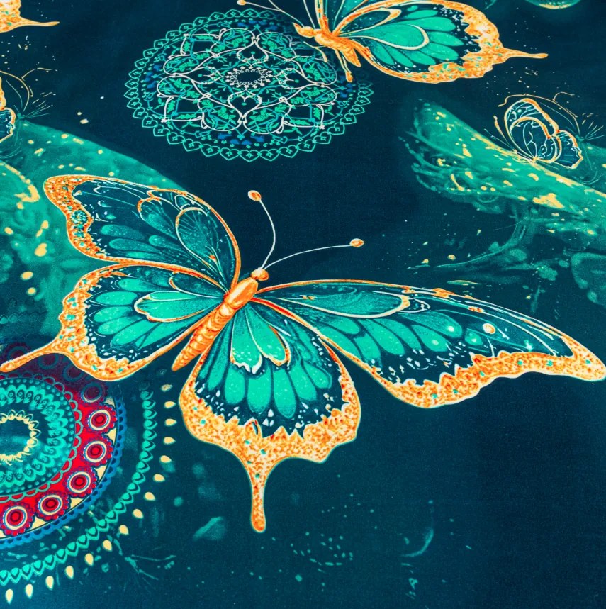 Obliečky z mikrovlákna AZURIA modré Rozmer obliečky: 70 x 80 cm | 140 x 200 cm