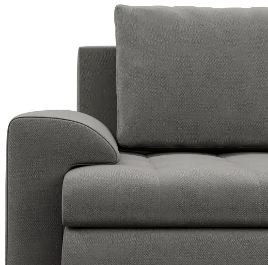 Sedacia súprava FORESTA Kronos v tvare U, pravá svetlosivá