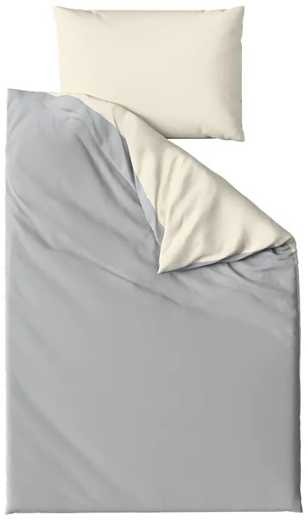 Bavlnené obliečky MONOCHROMATIC krémovo-sivé Rozmer obliečky: 70 x 90 cm | 140 x 200 cm