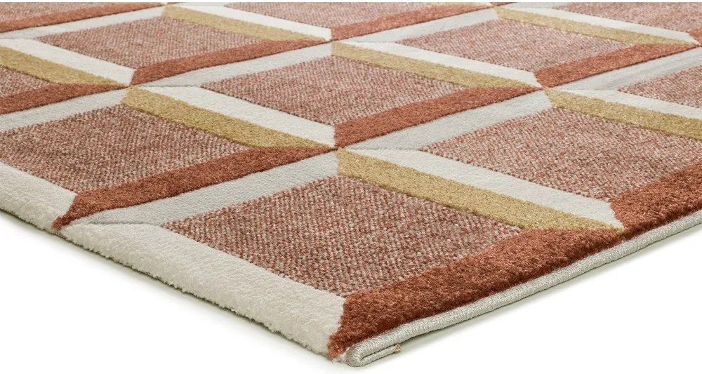 Koberec v terakotovej farbe 200x290 cm Amara – Universal