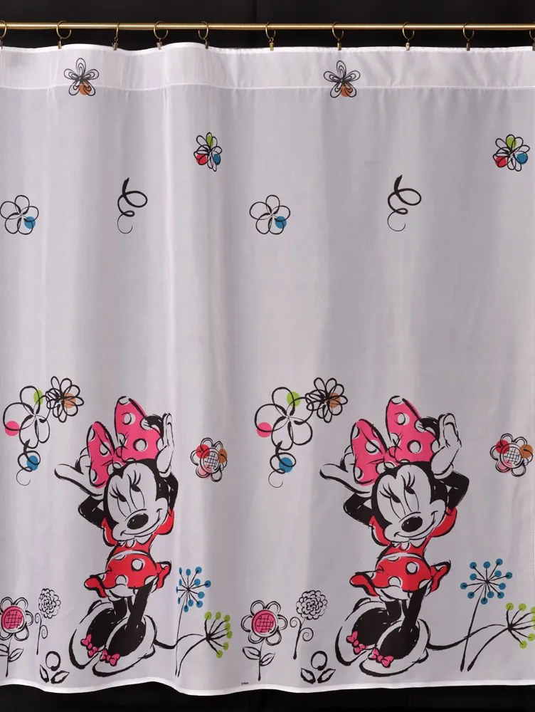 Záclona Minnie Mouse, 160 cm
