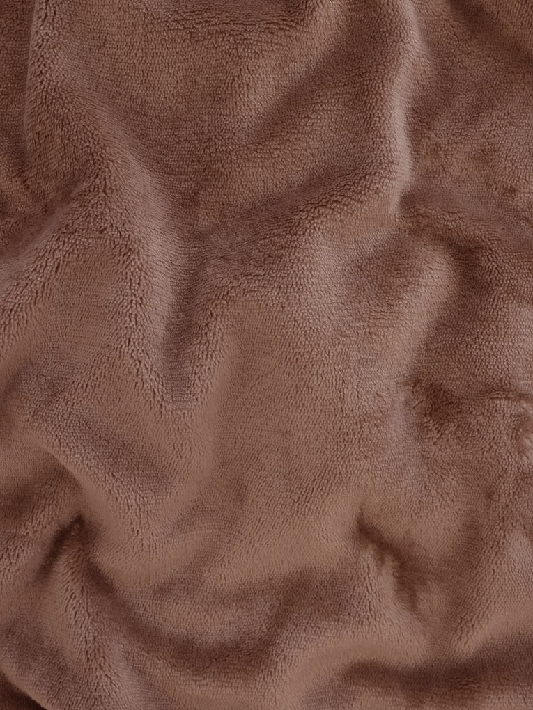 Obliečky mikroplyš Exclusive – Laura mocha mousse 140 × 200 cm, 70 x 90 cm