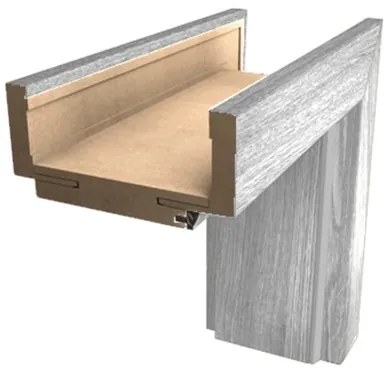 Tunelová zárubeň DRE 70 cm pre hrúbku steny 24,7-26,7 cm T10BB70