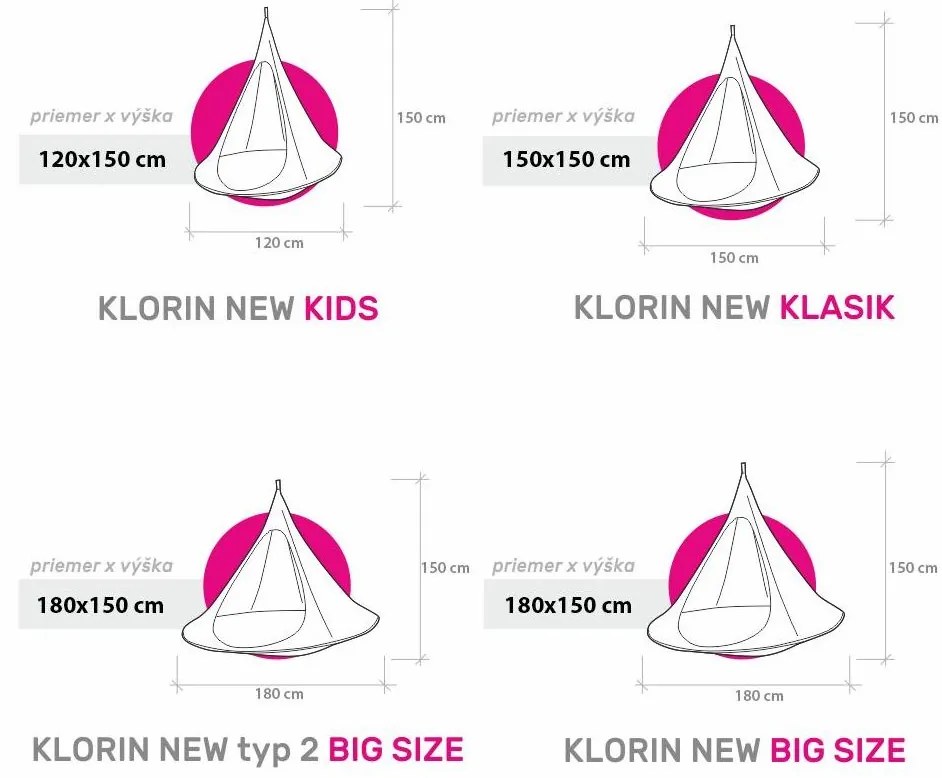 Tempo Kondela Závesné hojdacie kreslo, sivohnedá TAUPE, KLORIN NEW TYP 2 BIG SIZE CACOON HAMMOCK