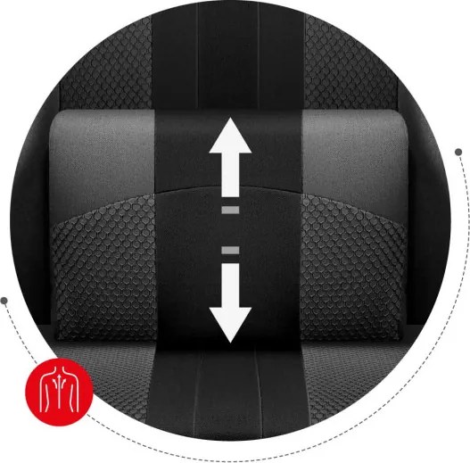 Herná stolička Force - 4.7 sivá mesh