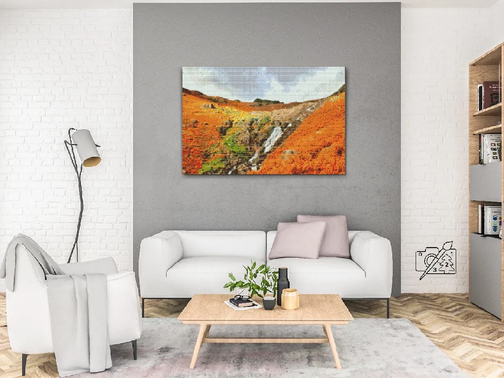Gario Diamantové maľovanie Jazerná oblasť Cumbria, Veľká Británia 2 Rozmery: 80 x 60 cm, Rámovanie: S vnútorným rámom, Diamanty: Štvorcové