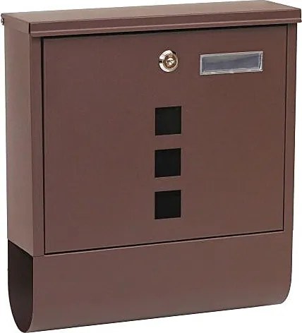 Poštová schránka RICHTER BK.210.HM (hnedá), RICHTER hnědá