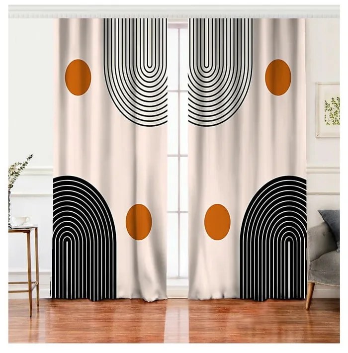 Béžové závesy v súprave 2 ks 140x260 cm - Mila Home