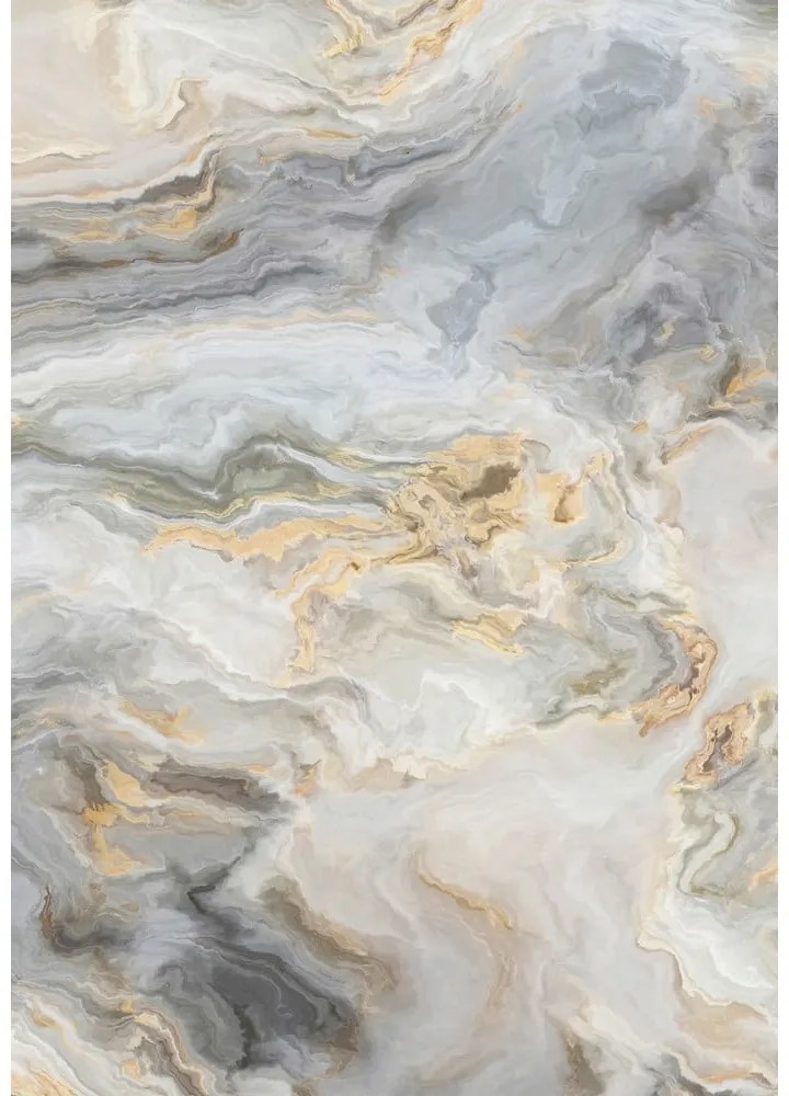 Sivo-béžové kúpeľňové predložky v súprave 2 ks 60x100 cm – Foutastic