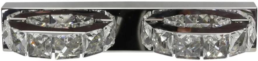 Candellux SHIPI Nástenné svietidlo 2X3W LED Crystals Stainless steel 22-45300