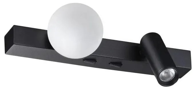 Ideal Lux - LED Nástenné svietidlo PING PONG 2xLED/3W/230V CRI 90 čierna