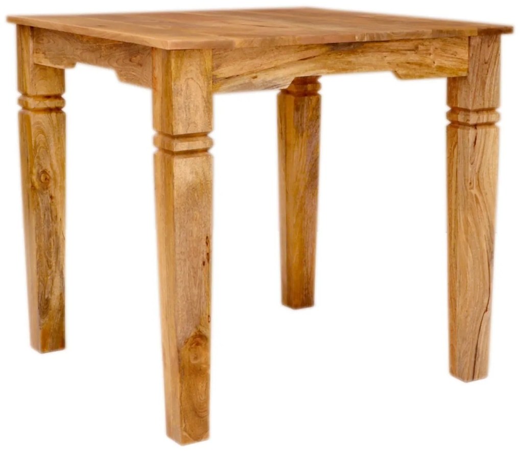 furniture-nabytek.cz - Dřevěný kuchyňský stůl z masivu mango 80x80