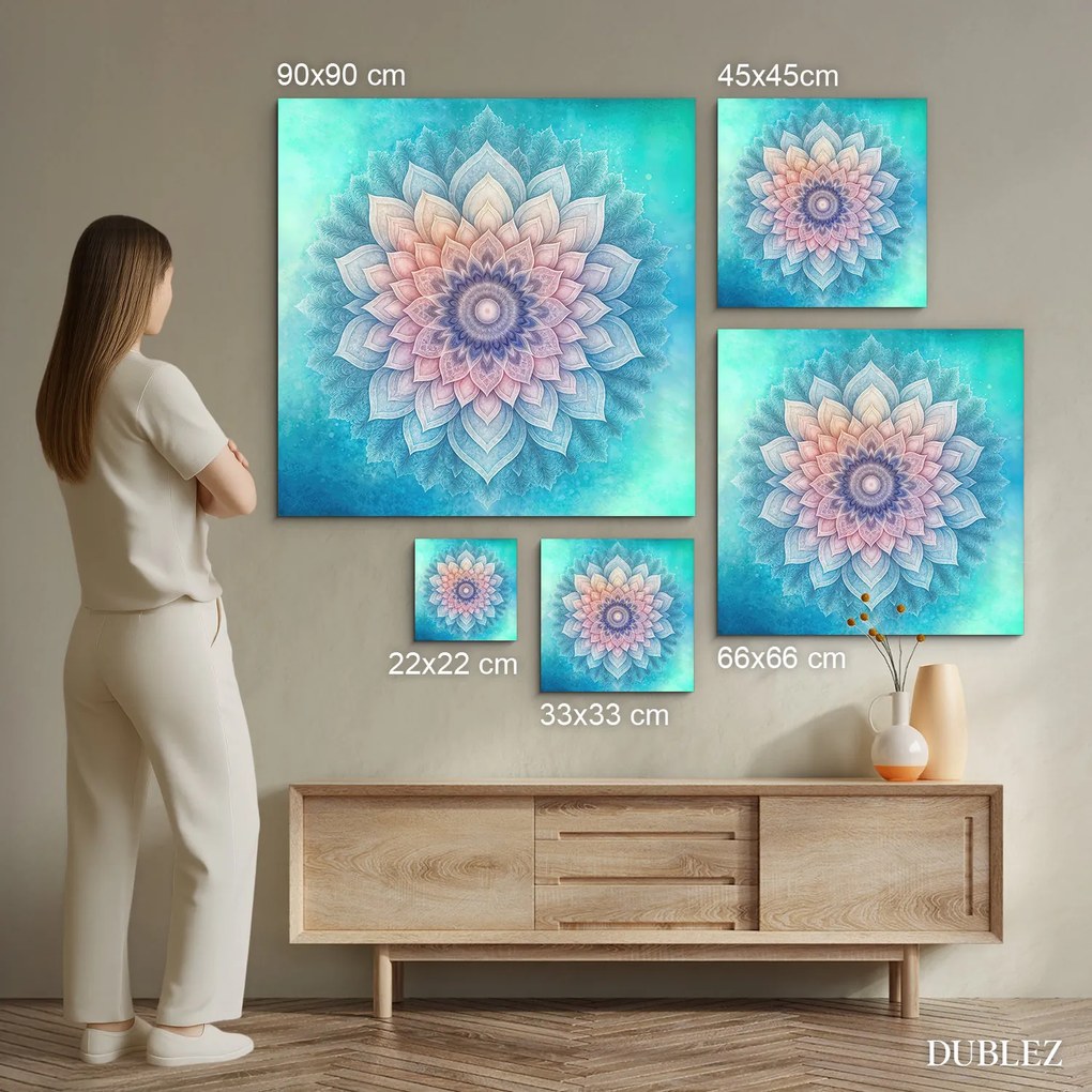 DUBLEZ | Nebeská mandala - Drevený obraz